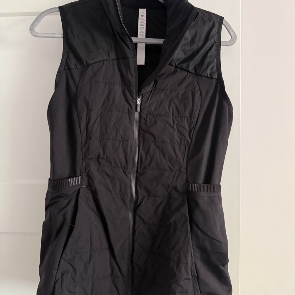 Lululemon Black Athletic Vest with High Collar